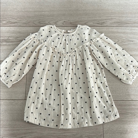 Zara Other - Zara - Cream Polka Dot dress